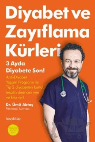 Diyabet ve Zayıflama Kürleri – Ümit Aktaş – Hayykitap kitap kapağı