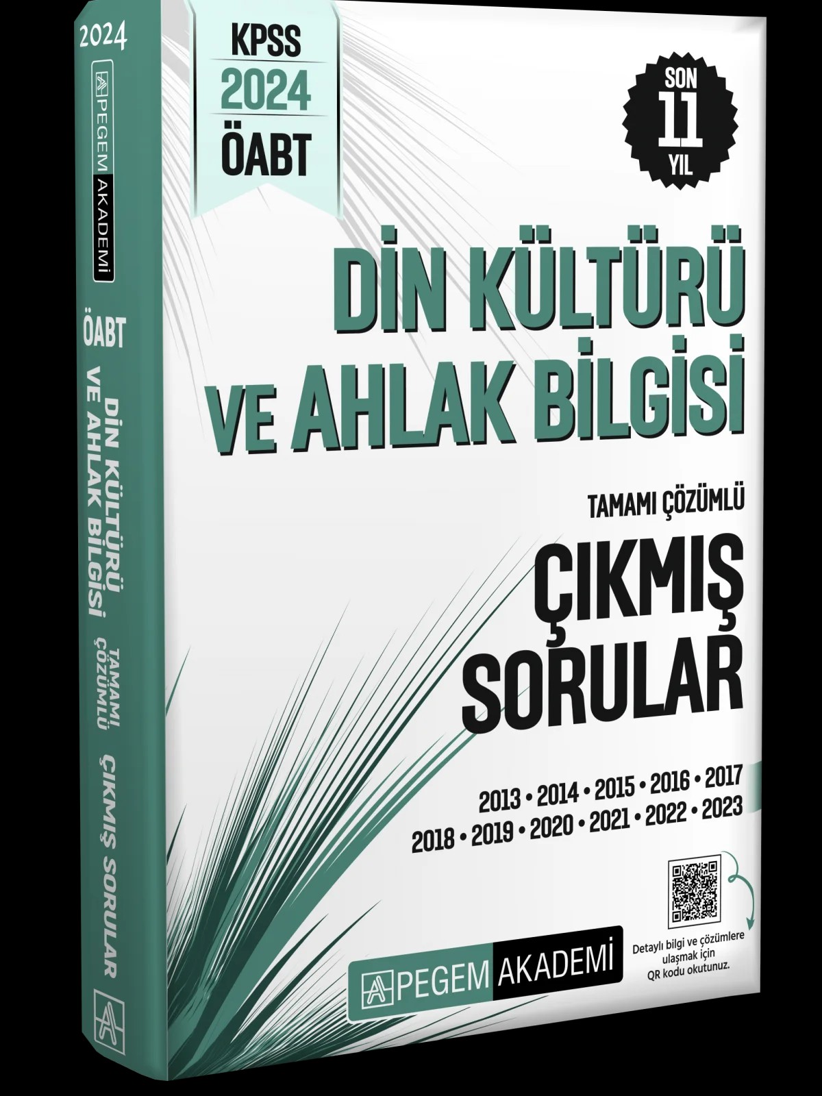 2024 KPSS ÖABT Din Kültürü ve Ahlak Bilgisi Tamamı Çözümlü Çıkmış Sorular – Pegem Akademi Yayıncılık kitap kapağı