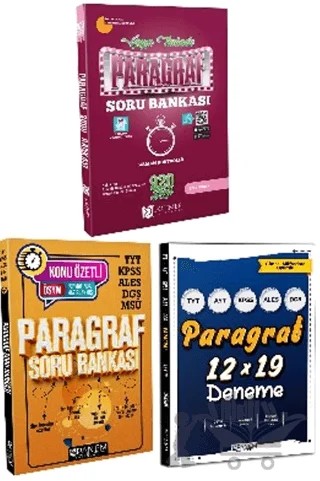 TYT KPSS ALES DGS MSÜ Paragraf Soru Bankası + Konu Özetli Paragraf Soru Bankası + Paragraf 12x19 Deneme – Kolektif – Panem Yayınları kitap kapağı