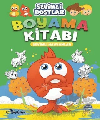Sevimli Dostlar Boyama Kitabı - Sevimli Hayvanlar – Özge Gökçek – Martı Çocuk Yayınları kitap kapağı