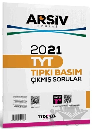 2021 TYT Arşiv Serisi Tıpkı Basım Çıkmış Sorular Tamamı Video Çözümlü – Kolektif – Marka Yayınları kitap kapağı