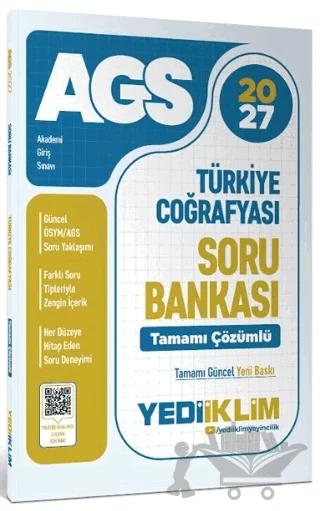 2027 MEB AGS Türkiye Coğrafyası Tamamı Çözümlü Soru Bankası