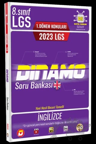 2023 LGS 1. Dönem İngilizce Dinamo Soru Bankası – Kolektif – Tonguç Akademi kitap kapağı