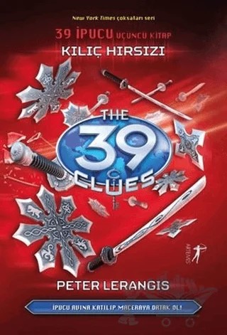 Kılıç Hırsızı - 39 İpucu Üçüncü Kitap – Peter Lerangis – Artemis Yayınları kitap kapağı