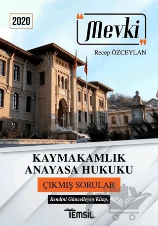 Mevki Kaymakamlık Anayasa Hukuku Çıkmış Sorular 2020 – Recep Özceylan – Temsil Kitap kitap kapağı
