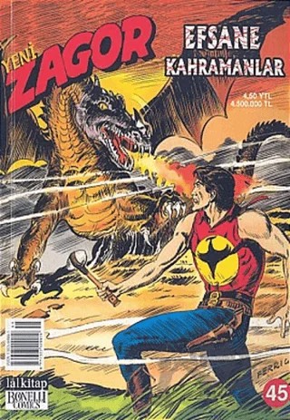 Yeni Zagor Sayı: 45 Efsane Kahramanlar – Lal Kitap kitap kapağı