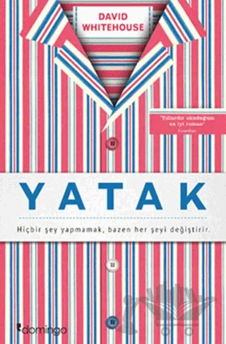 Yatak – David Whitehouse – Domingo Yayınevi kitap kapağı