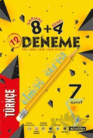 7. Sınıf Türkçe Elmas Serisi 12 Deneme – Kolektif – Startfen Yayınları kitap kapağı