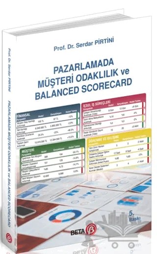 Pazarlamada Müşteri Odaklılık ve Balanced Scorecard – Serdar Pirtini – Beta Yayınevi kitap kapağı