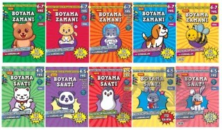 Maxi Boyamalar 10'lu Set – İlhan Arlı – Maxi Yayıncılık kitap kapağı