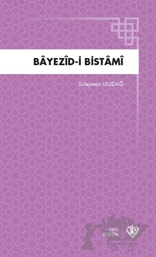 Bayezidi Bistami – Süleyman Uludağ – Türkiye Diyanet Vakfı Yayınları kitap kapağı