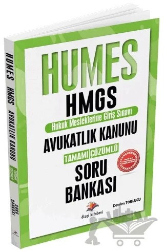 HUMES HMGS Avukatlık Kanunu Soru Bankası Çözümlü – Devrim Toklucu – Dizgi Kitap kitap kapağı
