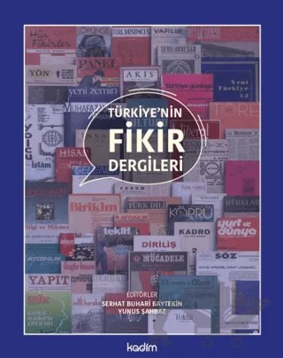 Türkiye'nin Fikir Dergileri – Kadim Yayınları kitap kapağı