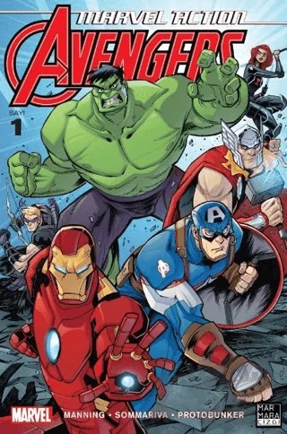 Marvel Action Avengers 1 – Kolektif – Marmara Çizgi kitap kapağı