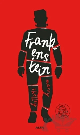 Frankenstein – Mary Shelley – Alfa Yayınları kitap kapağı