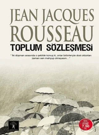 Toplum Sözleşmesi – Jean-Jacques Rousseau – İlgi Kültür Sanat Yayınları kitap kapağı