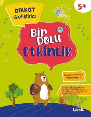 Dikkat Geliştirici Bir Dolu Etkinlik – Kolektif – Floki Çocuk kitap kapağı