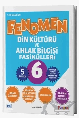 6. Sınıf Din Kültürü ve Ahlak Bilgisi Fasikülleri – Cumali Ömeroğlu – Fenomen Yayınları kitap kapağı