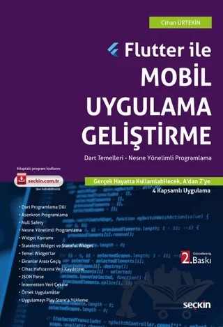 Mobil Uygulama Geliştirme – Cihan Ürtekin – Seçkin Yayıncılık kitap kapağı