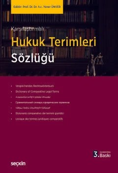 KarşılaştırmalıHukuk Terimleri Sözlüğü – Yener Ünver – Seçkin Yayıncılık kitap kapağı