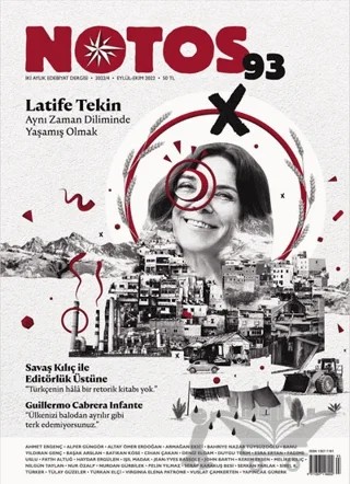 Notos Öykü İki Aylık Edebiyat Dergisi Sayı: 93 Eylül - Ekim 2022 – Notos Öykü Dergisi kitap kapağı