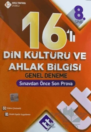 8. Sınıf 16'lı Din Kültürü ve Ahlak Bilgisi Genel Deneme – Kolektif – Talentteam Yayıncılık kitap kapağı