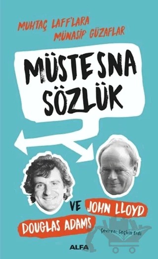 Müstesna Sözlük – Douglas Adams, John Llyod – Alfa Yayınları kitap kapağı
