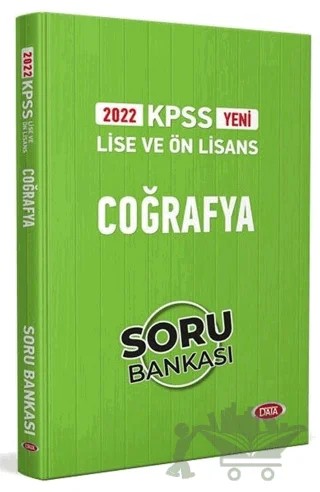 Data KPSS Lise Ve Ön Lisans Coğrafya Soru Bankası 2022 – Kolektif – Data Yayınları kitap kapağı