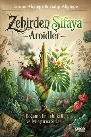 Zehirden Şifaya - Aroidler – Emine Alçıtepe, Galip Alçıtepe – Gece Kitaplığı kitap kapağı