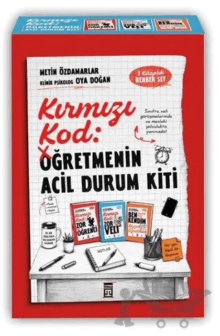 Kırmızı Kod: Öğretmenin Acil Durum Kiti (Set – 3 Kitap) – Metin Özdamarlar, Oya Doğan – Timaş Yayınları kitap kapağı