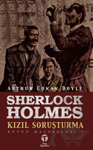 Sherlock Holmes - Kızıl Soruşturma – Sir Arthur Conan Doyle – Tema Yayınları kitap kapağı