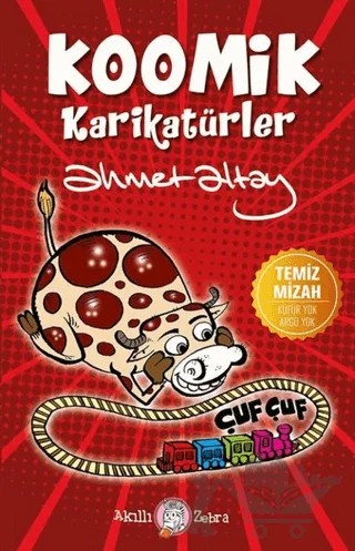 Koomik Karikatürler – Ahmet Altay – Akıllı Zebra kitap kapağı