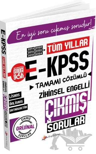 EKPSS Tüm Yıllar Tamamı Çözümlü Zihinsel Engelli Çıkmış Sorular – Kolektif – Dizgi Kitap kitap kapağı