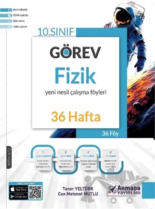 10. Sınıf Görev Fizik 36 Hafta Yeni Nasıl Çalışma Föyleri – Taner Yeltürk, Can Mehmet Mutlu – Armada Yayınları kitap kapağı