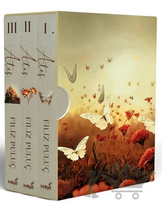 Ateş Serisi - 3 Kitap (Kutulu) – Filiz Puluç – İndigo Kitap kitap kapağı