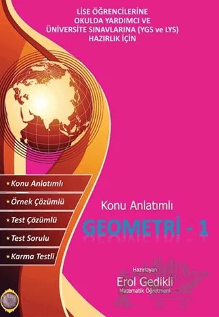 Konu Anlatımlı Geometri 1 – Erol Gedikli – E-Kitap Yayıncılık kitap kapağı