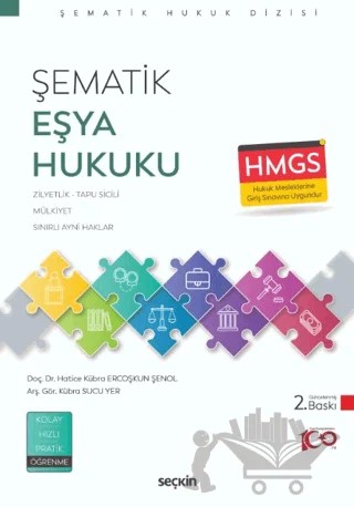 Şematik Eşya Hukuku – Hatice Kübra Ercoşkun Şenol, Kübra Sucu Yer – Seçkin Yayıncılık kitap kapağı