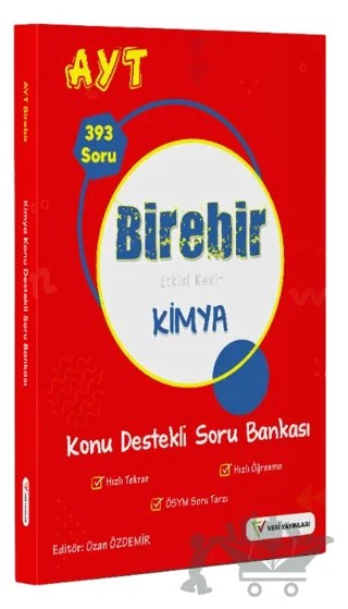YKS AYT Birebir Etkisi Kesin Kimya Konu Destekli Soru Bankası – Kolektif – Veri Yayınları kitap kapağı