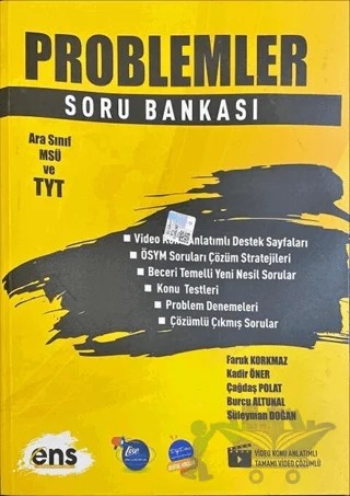 TYT Problemler Soru Bankası – Kolektif – ENS Yayınları kitap kapağı