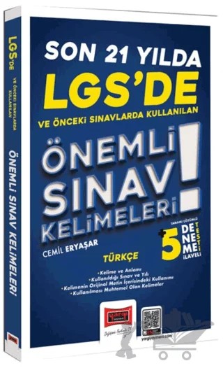 LGS'de Son 21 Yılda Çıkan Önemli Türkçe Sınav Kelimeleri – Kolektif – Yargı Yayınevi kitap kapağı