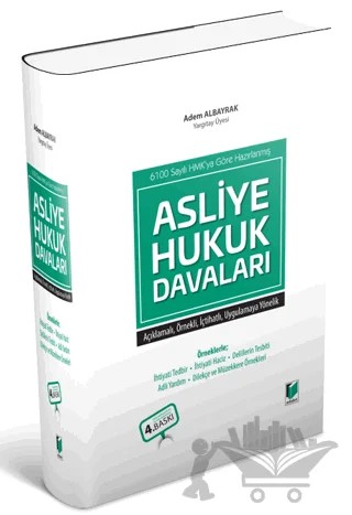 Asliye Hukuk Davaları – Adem Albayrak – Adalet Yayınevi kitap kapağı