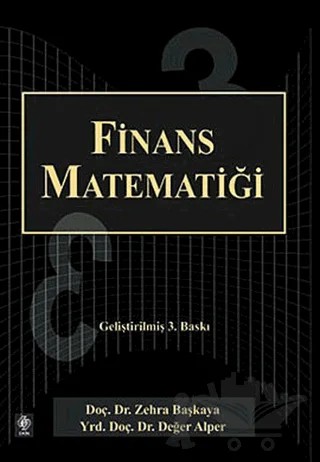 Finans Matematiği – Zehra Başkaya – Ekin Basım Yayın kitap kapağı