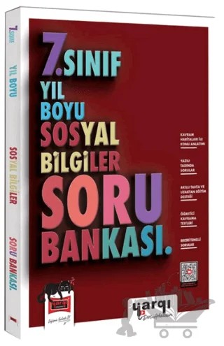 7. Sınıf Yıl Boyu Sosyal Bilgiler Soru Bankası – Kolektif – Yargı Yayınevi kitap kapağı