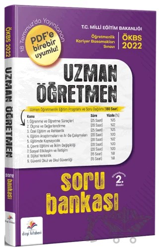 2022 MEB ÖKBS Uzman Öğretmen Soru Bankası – Kolektif – Dizgi Kitap kitap kapağı
