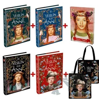 Yeşilin Kızı Anne Seti (Kutulu 4 Kitap Takım Ciltli) – L. M. Montgomery, Lucy Maud Montgomery – Ephesus Yayınları kitap kapağı
