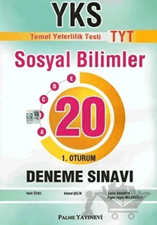 2018 YKS TYT Sosyal Bilimler 1. Oturum 20 Deneme Sınavı – Cemal Çelik, Figen Uygur Melekoğlu, Halil Özsu, Zarife Sakarya – Palme Yayınları kitap kapağı