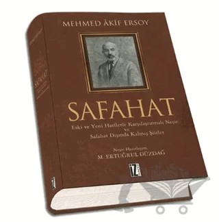 Safahat – Mehmed Akif Ersoy – İz Yayıncılık kitap kapağı