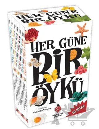 Her Güne Bir Öykü Seti (10 Kitap Takım) – Muhiddin Yenigün – Uğurböceği Yayınları kitap kapağı