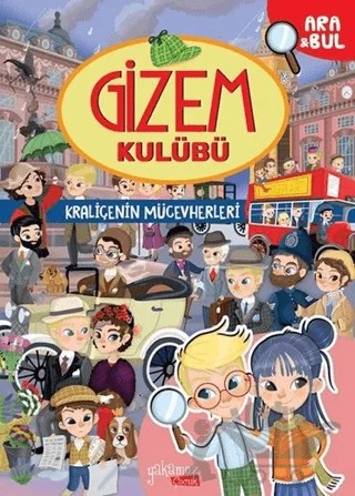 Kraliçenin Mücevherleri - Gizem Kulübü – Eleonora Barsotti – Yakamoz Yayınevi kitap kapağı