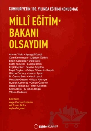 Milli Eğitim Bakanı Olsaydım – Kolektif – Eğitim Kolektifi Yayınları kitap kapağı
